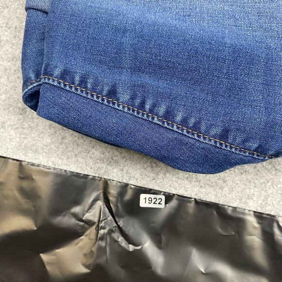 Old Navy jeans Womens 16 30/27 Rockstar distressed faded elasticwaste biker punk - Picture 11 of 11